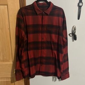 Lululemon masons peak flannel shirt large